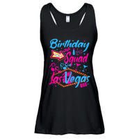 Womens Las Vegas Birthday Squad Party In Vegas Birthday Ladies Essential Flowy Tank