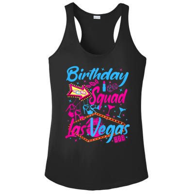 Womens Las Vegas Birthday Squad Party In Vegas Birthday Ladies PosiCharge Competitor Racerback Tank