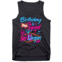 Womens Las Vegas Birthday Squad Party In Vegas Birthday Tank Top