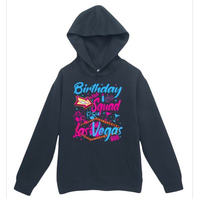 Womens Las Vegas Birthday Squad Party In Vegas Birthday Urban Pullover Hoodie