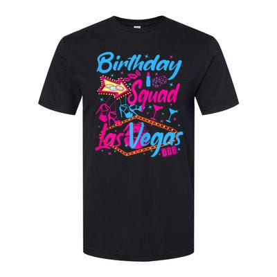 Womens Las Vegas Birthday Squad Party In Vegas Birthday Softstyle CVC T-Shirt