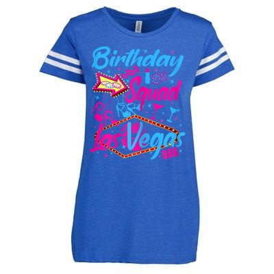 Womens Las Vegas Birthday Squad Party In Vegas Birthday Enza Ladies Jersey Football T-Shirt