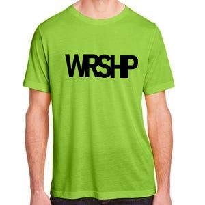 WRSHP Logo Worship Christian Adult ChromaSoft Performance T-Shirt