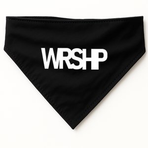 WRSHP Logo Worship Christian USA-Made Doggie Bandana