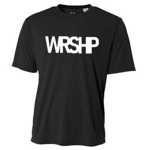 WRSHP Logo Worship Christian Cooling Performance Crew T-Shirt