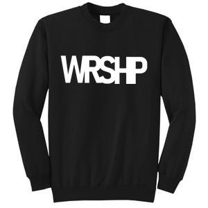 WRSHP Logo Worship Christian Sweatshirt