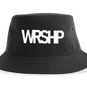 WRSHP Logo Worship Christian Sustainable Bucket Hat