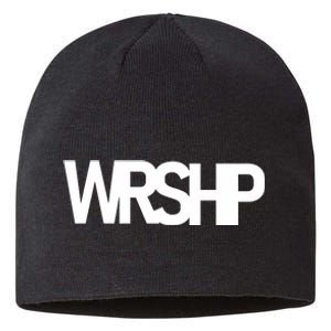 WRSHP Logo Worship Christian Sustainable Beanie