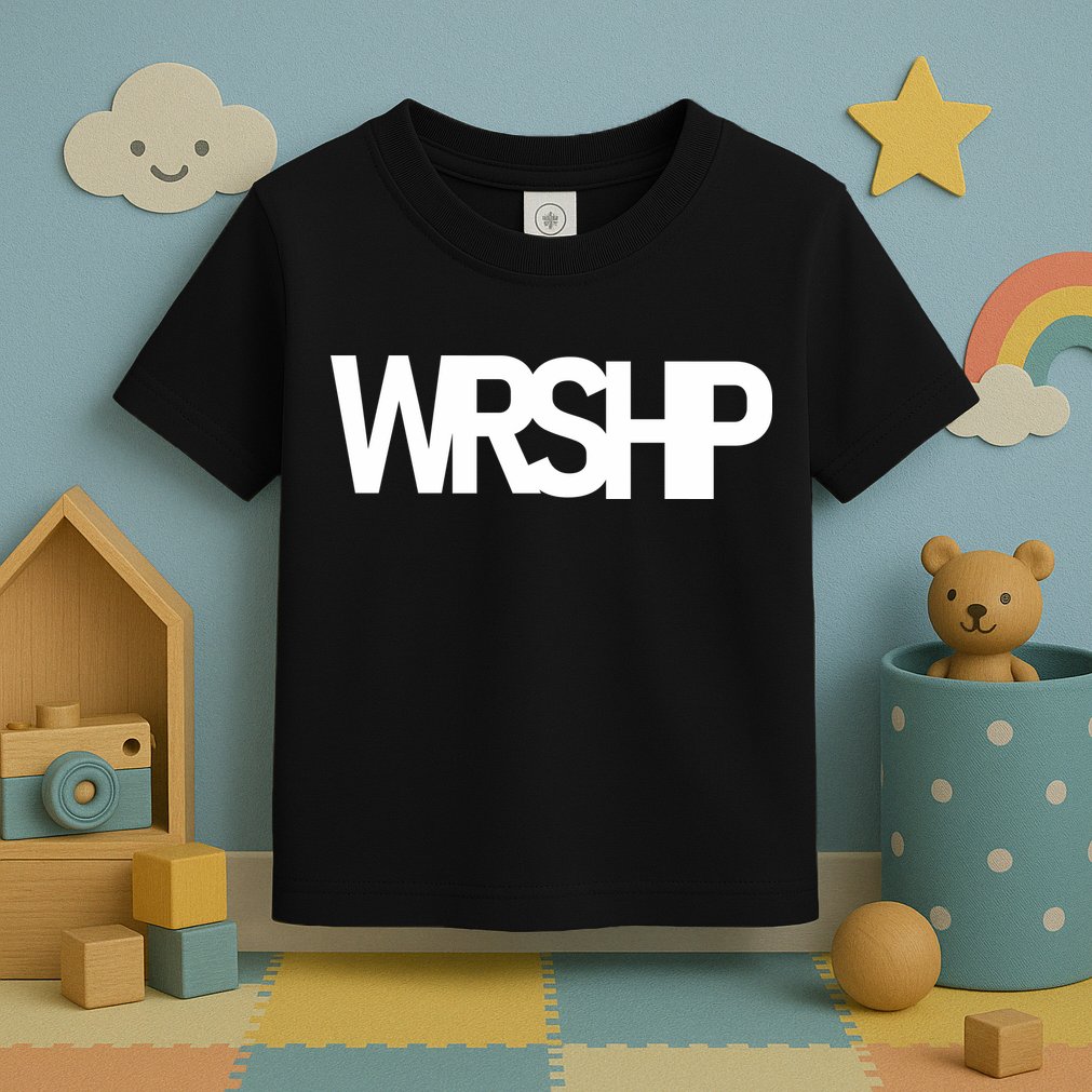WRSHP Logo Worship Christian Toddler T-Shirt