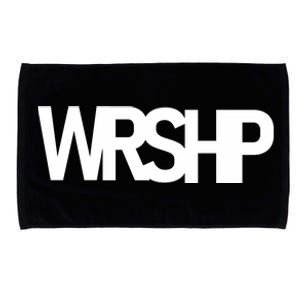 WRSHP Logo Worship Christian Microfiber Hand Towel