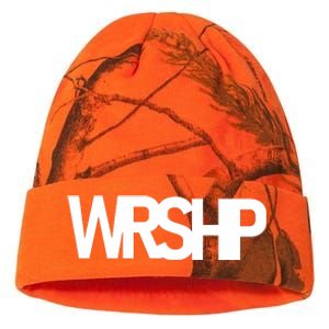 WRSHP Logo Worship Christian Kati Licensed 12" Camo Beanie