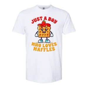 Waffle Lover Waffle Squad Foodie Just A Boy Loves Waffles Softstyle CVC T-Shirt