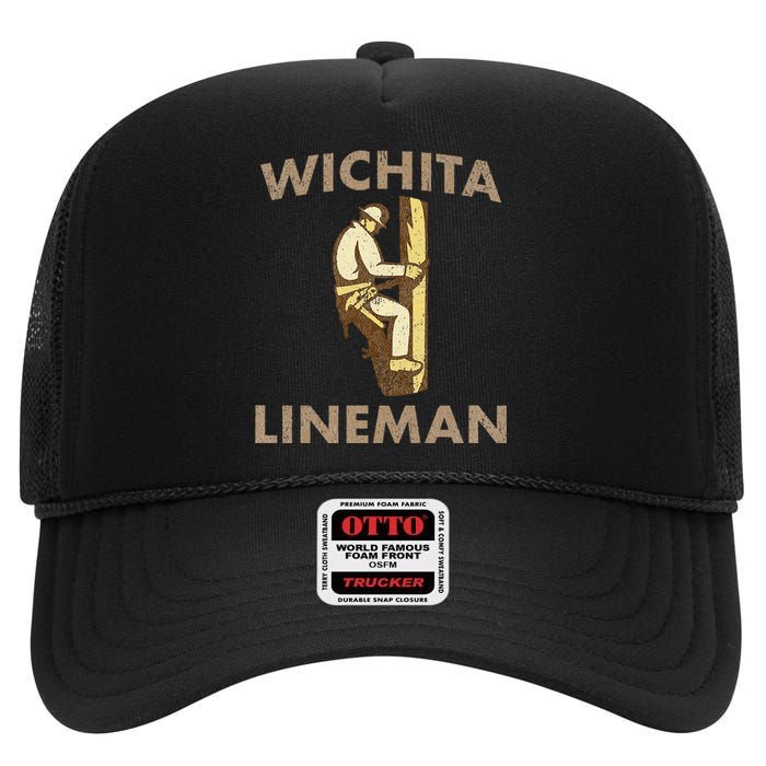 Wichita Lineman High Crown Mesh Back Trucker Hat