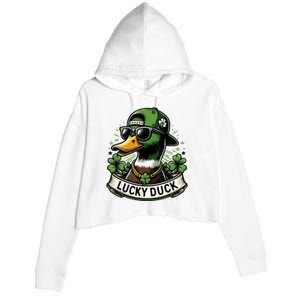 Waterfowl Lovers Crop Fleece Hoodie