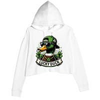 Waterfowl Lovers Crop Fleece Hoodie