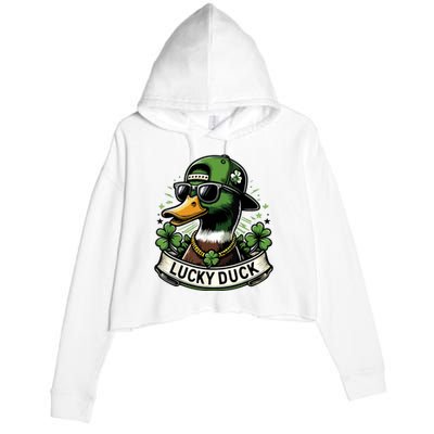 Waterfowl Lovers Crop Fleece Hoodie