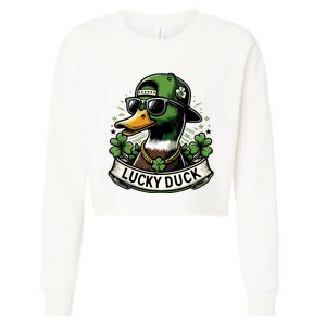 Waterfowl Lovers Cropped Pullover Crew