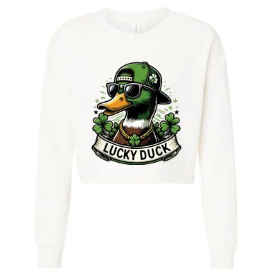 Waterfowl Lovers Cropped Pullover Crew