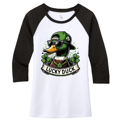 Waterfowl Lovers Women's Tri-Blend 3/4-Sleeve Raglan Shirt