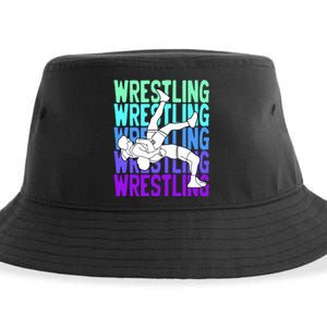 Wrestling Lovers Sustainable Bucket Hat