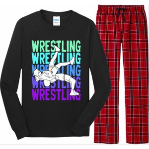 Wrestling Lovers Long Sleeve Pajama Set