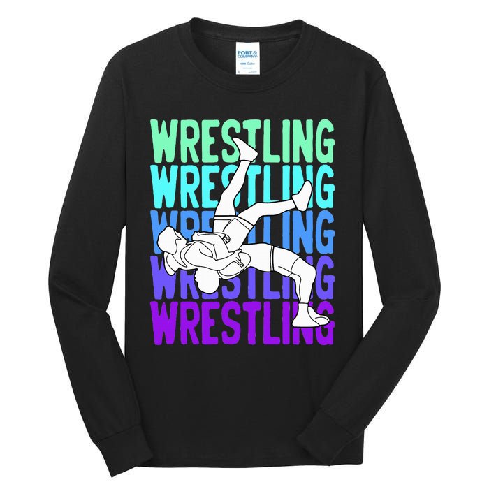 Wrestling Lovers Tall Long Sleeve T-Shirt