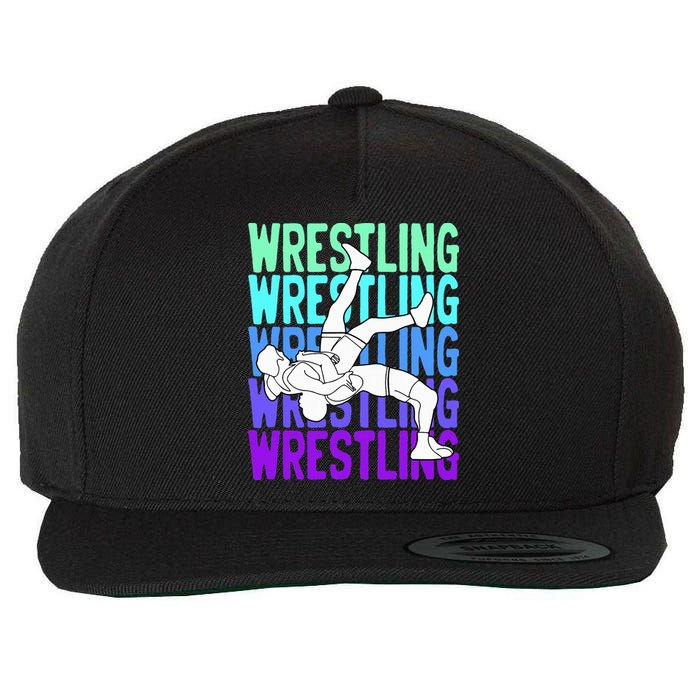 Wrestling Lovers Wool Snapback Cap