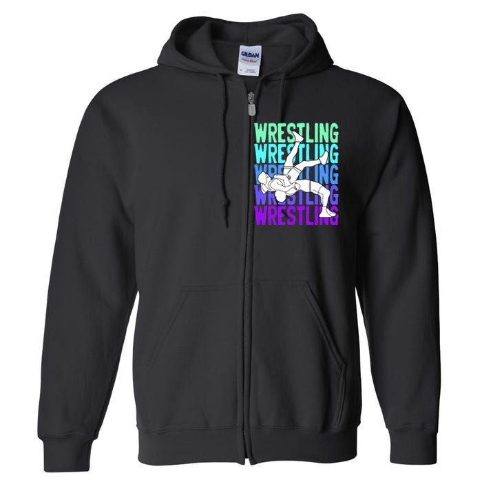 Wrestling Lovers Full Zip Hoodie