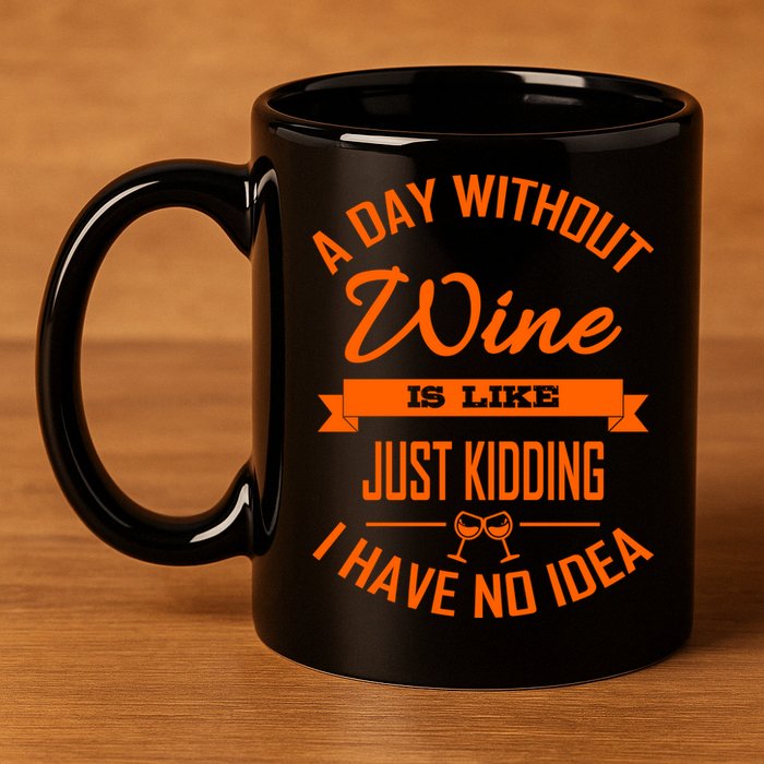 Wine Lover Wine Er A Day Without Wine Sommelier Cute Gift 11oz C Handle Ceramic Mug