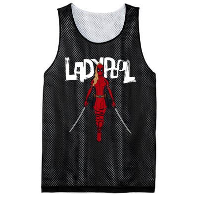 Wolverine Ladypool With Swords Mesh Reversible Basketball Jersey Tank