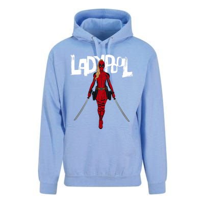 Wolverine Ladypool With Swords Unisex Surf Hoodie