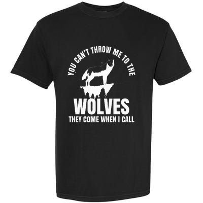 Wolf Leader Wolves Werewolf Full Moon Leader Fairy Tale Garment-Dyed Heavyweight T-Shirt