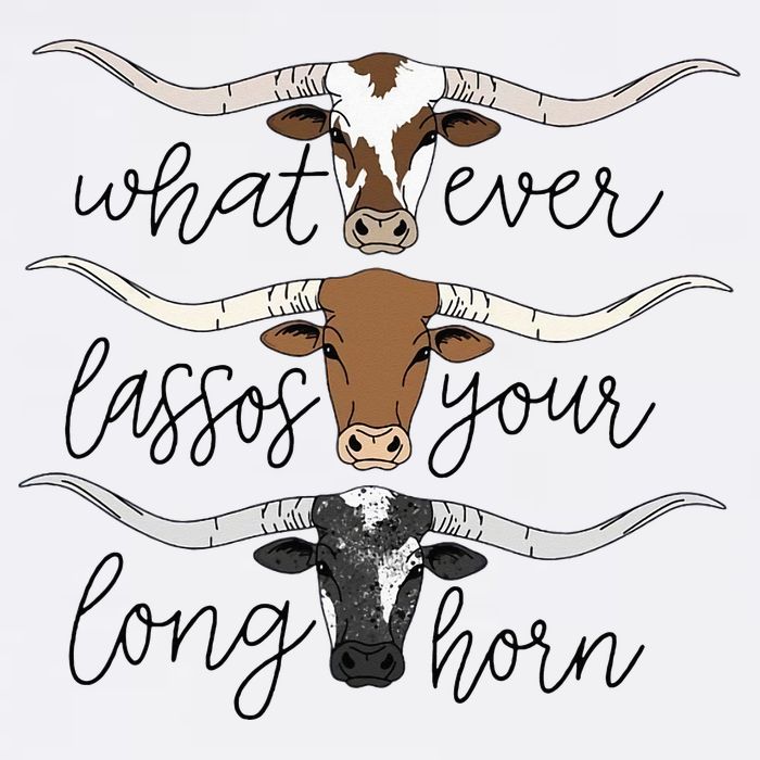 Whatever Lassos Your Longhorn Country Cow Farm Gift 11oz C Handle Ceramic Mug