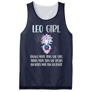 Womens Leo Zodiac Sign Girl Leo Horoscope Astrology July August Mesh Reversible Basketball Jersey Tank