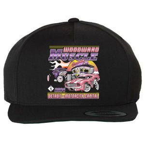 Woodward Muscle 2024 Pink Purple Version Wool Snapback Cap