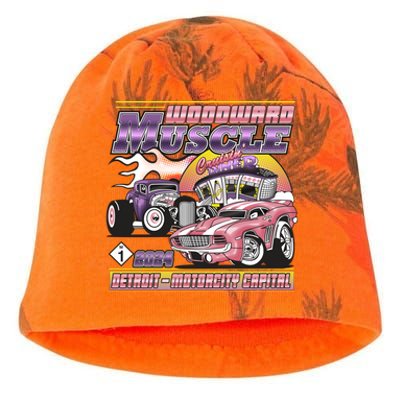 Woodward Muscle 2024 Pink Purple Version Kati - Camo Knit Beanie