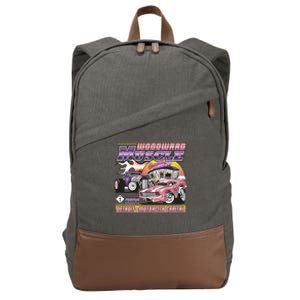 Woodward Muscle 2024 Pink Purple Version Cotton Canvas Backpack