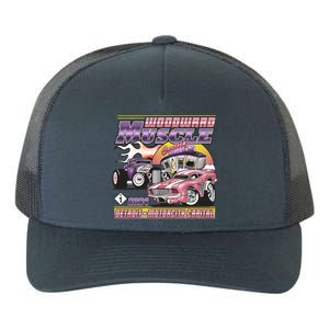 Woodward Muscle 2024 Pink Purple Version Yupoong Adult 5-Panel Trucker Hat