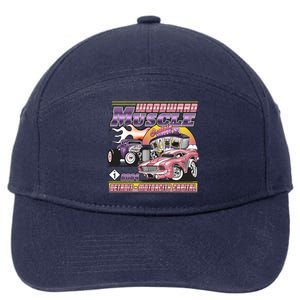 Woodward Muscle 2024 Pink Purple Version 7-Panel Snapback Hat