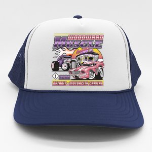 Woodward Muscle 2024 Pink Purple Version Trucker Hat