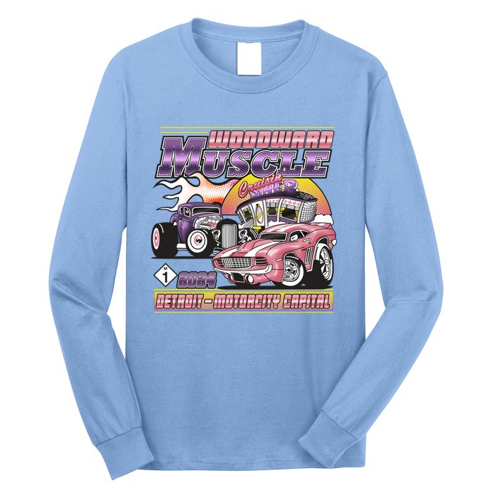 Woodward Muscle 2024 Pink Purple Version Long Sleeve Shirt