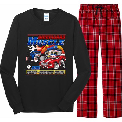 Woodward Muscle 2024 Red Blue Version Long Sleeve Pajama Set