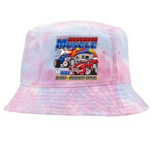 Woodward Muscle 2024 Red Blue Version Tie-Dyed Bucket Hat