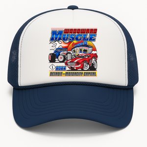 Woodward Muscle 2024 Red Blue Version Trucker Hat