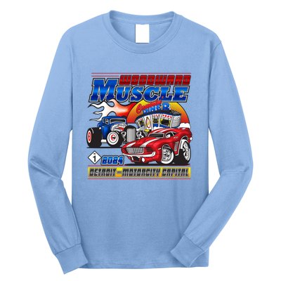 Woodward Muscle 2024 Red Blue Version Long Sleeve Shirt