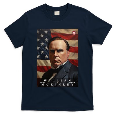 William Mckinley 25th President Of The United States Portrait T-Shirt