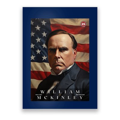 William Mckinley 25th President Of The United States Portrait Poster