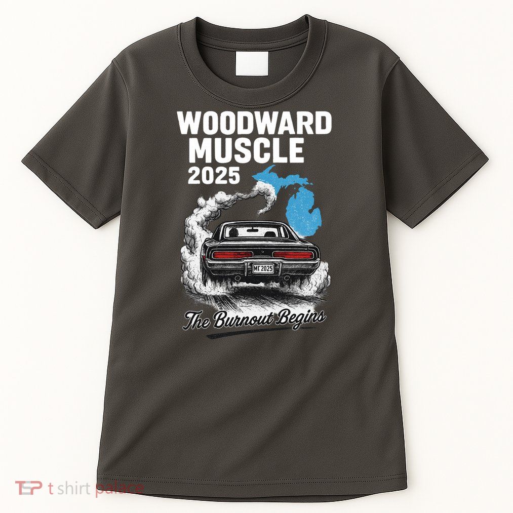 Woodward Muscle 2025 The Burnout Begins Tall T-Shirt