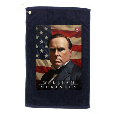 Wiliam Mckinley 25th President Of The United States Portrait Golf Towel