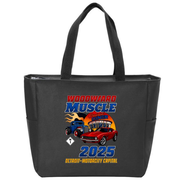 Woodward Muscle 2025 Zip Tote Bag
